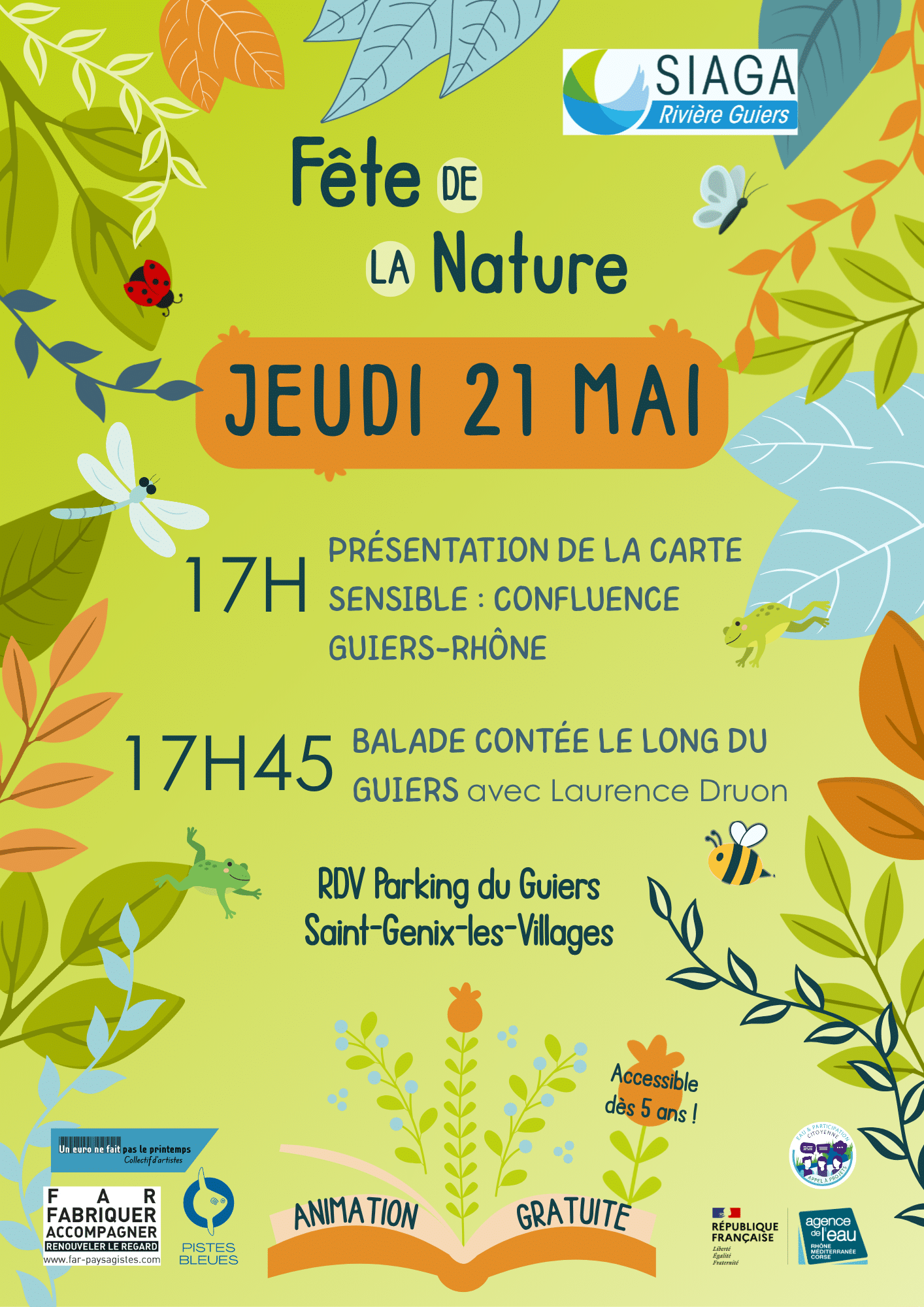 Fête de la Nature - jeudi 21 mai SIAGA